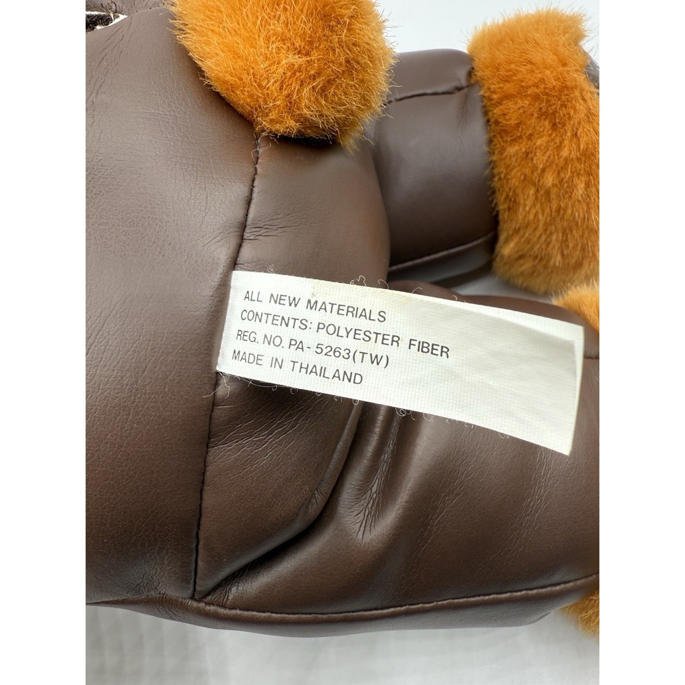 Elvis Presley Teddy Bear  TCB 1957,‎ Leather Jacket With Plate And TAG - Picture 9 of 11